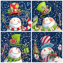 Christmas,Diamond Painting,Cartoon Snowman,Full Drills,Diamond Embroidery,Rhinestone,DIY,Mosaic,Gift,Home Decor,Wall Stitcker 2024 - buy cheap