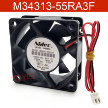 Para nidec M34313-55RA3F dc 24 v 0.16a 60x60x25mm ventilador de refrigeração do servidor de 2 fios 2024 - compre barato