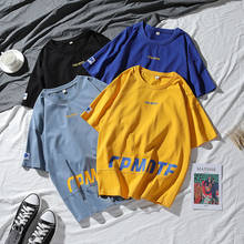Varsanol-camiseta gráfica masculina fashion, algodão estampado, manga curta, roupas masculinas 4xl 2024 - compre barato