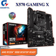 Разъем AM4 Gigabyte X570 GAMING X системная плата AMD DDR4 PCI-E 4,0 128 ГБ M.2 HDMI-совместимый настольный компьютер 3rd-поколения 2-го поколения 2024 - купить недорого