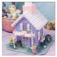 17x17x23cm nova sala de estar jardim casa armazenamento caixa de tecido bordado kit diy artesanato artesanal conjunto crocheting tricô bordado 2024 - compre barato