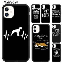 MaiYaCa Cute Boxer Dog Phone Case Cover For iPhone 5s SE 6 6s 7 8 plus X XR XS 11 12 13 pro max Samsung Galaxy S8 S9 S10 shell 2024 - buy cheap