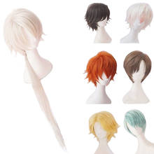 Mystic Messenger Cosplay Harajuku Curly Hair Wig 707 Yoosung Zen V Hair Luciel Choi Jumin Han Wigs + Free Wig Cap 2024 - buy cheap