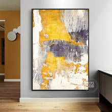 Pintura al óleo moderna Vintage pintada a mano, decoración de pared abstracta hecha a mano, gran tamaño, imágenes al óleo sobre lienzo para sala de estar 2024 - compra barato