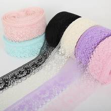 New Arrival 10yards Beautiful Lace Trim 40mm DIY Embroidered African Lace Fabric Handicrafts For Sewing Decorations Supplies 2024 - buy cheap