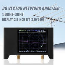 Pantalla de 2,8 pulgadas, analizador de red vectorial 3G, S-A-A-2 NanoVNA V2, Analizador de antena de onda corta HF VHF UHF con carcasa de hierro 2024 - compra barato