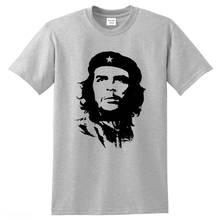 Camiseta masculina 100% algodão, camiseta masculina estampada pela revolução, casual, gola redonda, unissex 2024 - compre barato