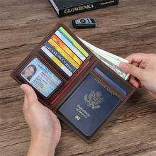 Siku caso de passaporte de couro masculino artesanal moeda bolsas titular famosa marca capa de passaporte 2024 - compre barato