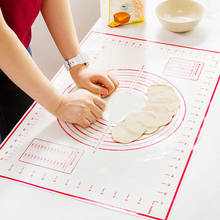 Silicone Baking Mat Pizza Dough Maker Pastry Baking Rolling Pastry Mat Kitchen Gadgets Cooking Tools Bakeware Accessories 2024 - buy cheap