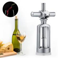 Wine Opener Creative Bottle Metal Opener Zinc Alloy Vintage Satin Bell Corkscrew Cellar Type Corkscrew Kitchen Bar Gadgets 2024 - buy cheap