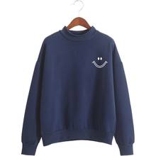 Harakuju Cartoon Printed Hoodies Long Sleeve Turtleneck Sweatshirts 2020 New Arrival Oversize Loose Pulover For Female Girl 2024 - buy cheap