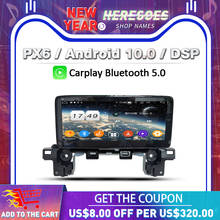 Carplay PX6 DSP Android 10 Car DVD Player For Mazda CX-5 CX5 2017 2018 2019 Navigation GPS Bluetooth Multimedia Stereo Radio 2024 - buy cheap