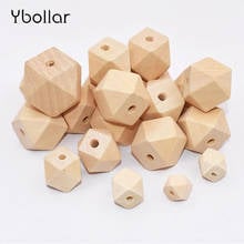 10mm/12mm/14mm/16mm/18mm/20mm/25mm/30mm Wood Beads Loose Spacer Geometric  Beads Jewelry For Handmade DIY Wooden Necklace 2024 - buy cheap