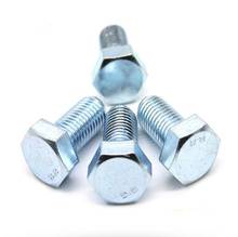 50pcs M3 hex screws external hexagon stocket bolts full thread male screw 8.8 grade galvanized 8mm-20mm length 2024 - buy cheap