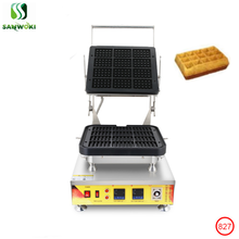 Máquina de waffle liege comercial, máquina retangular belga para waffles e waffle, 110v, 220v 2024 - compre barato