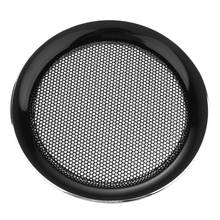 6.5 polegada cor preta malha alto-falante círculo decorativo subwoofer grill capa protetor 2024 - compre barato