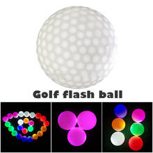 Bola de golfe brilhante, bola de golfe com led para longa distância, esportes escuro b2cshop 2024 - compre barato