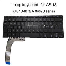 NE PO Replacement keyboards X407 for ASUS X407U X407UA X407UF X407UB Norway Portuguese black laptops keyboard 0KNB0 F126ND00 new 2024 - buy cheap