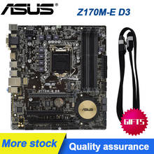 Материнская плата ASUS Z170M-E D3, LGA1151 DDR3 Micro-ATX M.2 Intel H170, материнская плата для настольного ПК USB3.0 2024 - купить недорого