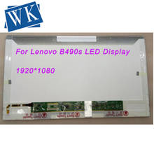 Для lenovo B490s светодиодный дисплей Матрица для ноутбука 14,0 "40Pin 1366X768 глянцевый Замена ЖК-экрана 2024 - купить недорого