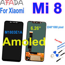 Pantalla LCD Amoled de 6,21 pulgadas para Xiaomi Mi 8, montaje de digitalizador con pantalla táctil de reemplazo para Xiaomi Mi8 M1803E1A, piezas de reparación 2024 - compra barato
