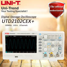UNI-T UTD2102CEX+ high-precision 100MHz Digital storage oscilloscope; voltage/current/frequency waveform tester 2024 - buy cheap