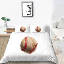 Thumbedding Baseball Bedding Set King Size Simple Classic 3D Printed Duvet Cover Queen Double Full Twin Single High End Bed Set 2024 - buy cheap