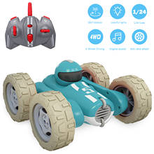 UD2210A 1/24 RC Car 4WD RC Stunt Car 2.4GHZ Remote Control Car 360 Rotating Auto Demo All-Terrain RC Crawlers Toy for Kids Boys 2024 - buy cheap