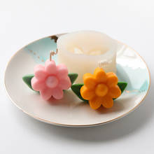 1pcs Cute Little Daisy Aromatherapy Candle Mold Party Decoration Diy Material Silicone Mold Chocolate Mould Handemade Soap Mould 2024 - buy cheap