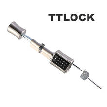 TTLock Smart Lock Cylinder Lock WIFI Electronic Door Lock With TTLOCK Gateway Keypad RFID Card Keyless Wireless Lock for EU Lock 2024 - buy cheap
