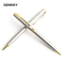 Genkky-Bola giratoria de material de acero inoxidable para la oficina, suministros de papelería de material metálico para regalo, 1 ud. 2024 - compra barato