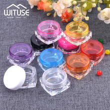 10pcs Empty Plastic Cosmetic Makeup Jar Pots Transparent Sample Bottles Eyeshadow Cream Lip Balm Container Empty Jars 3/5g 2024 - buy cheap