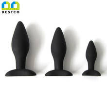 BESTCO Silicone Anal Plug 3 Sizes Anal Trainer rostate Massager Masturbation Butt Adult Eexotic Sex Toy for women men gay B-CAP4 2024 - buy cheap