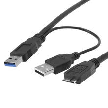 R58B USB 3,0 Dual Power Y Shape 2 x Type A на Micro B кабель внешний жесткий диск 2024 - купить недорого
