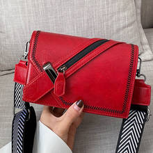 Мини-кошелек и сумочки для женщин 2020, модная сумка-мессенджер Ins Ultra Fire в стиле ретро с широким ремешком на плечо, сумка через плечо в простом стиле 2024 - купить недорого