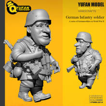 Yufan-figura de resina modelo 1/32 (60mm de alto), versión Q, soldado de resina, Yfww-2014 autoensamblado 2024 - compra barato