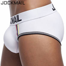 JOCKMAIL Brand Cotton Men Underwear Brief Sexy Gay Penis Pouch Push up calzoncillos hombre slip cueca Gay Underwear male panties 2024 - buy cheap