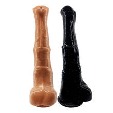 Vibrador realista grande, cavalo longo, pênis adulto, brinquedos sexuais para mulher, masturbador, pinto, sexo anal, massagem de próstata, sex shop 2024 - compre barato