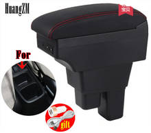 Centre Console Storage Box Armrest For Honda Fit Jazz 2008-2013 Arm Rest Rotatable 2009 2010 2011 2012 2013 2024 - buy cheap