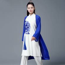 Conjunto de 3 piezas para mujer, traje de guerrero chino Wushu, ropa femenina de Kung Fu, traje de Taichi espadachín, uniforme de Tai Chi, TA1844 2024 - compra barato