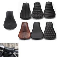 7Models  Motorcycle Front Driver Leather Pillow Solo Seat Cushion For Harley Sportster Forty Eight XL1200 883 72 48 2024 - buy cheap