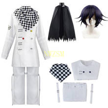 Conjunto de roupa para cosplay, uniforme de anime danganronpa v3, kokioma, lenço, capa 2024 - compre barato