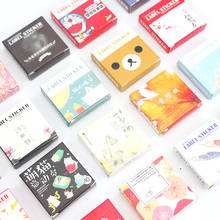 40 PCS/box Mini Cartoon Paper Sticker Decoration Decal DIY Album Scrapbooking Seal Sticker Kawaii Stationery Gift Material Escol 2024 - buy cheap