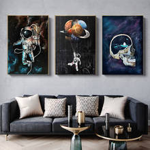 Astronaut Space Dreaming Stars Limit Oil Canvas Painting Wall Art Pictures for Living Room Posters and Prints Home Decoration 2024 - buy cheap