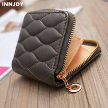 Women Short Wallets PU Leather Female Plaid Purses Card Holder Wallet Fashion Woman Small Zipper Wallet With Coin Purse 2024 - buy cheap