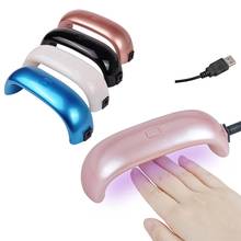 Portable USB Charged 9W Mini Manicure Lamp Nail Gel Polish Quick Dryer Light 2024 - buy cheap