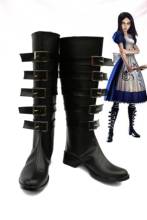 Alice Madness Returns Cosplay Boots Shoes For Adult Women Halloween Christmas Party Boots Game Alice Madness Returns Cos Shoes 2024 - buy cheap