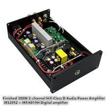 L15D IRS2092 Finished 300W 2-channel Hifi Class D Audio Power Amplifier IRS2092 + IRFI4019H Digital speaker amplifiers 2024 - buy cheap