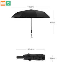 Xiaomi mi home youpin Lsd Umbrella Waterproof Layer 4 Ultraviolet Sunscreen Strong Wind Tri-color Migia Umbrella Smart House 2024 - buy cheap