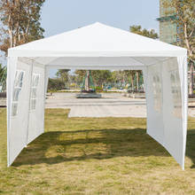 3 x 6m Four Sides Waterproof Tent with Spiral Tubes White 4-sided Awning Spiral Tube Consist Of Necessary Accessories Waterproof 2024 - compra barato